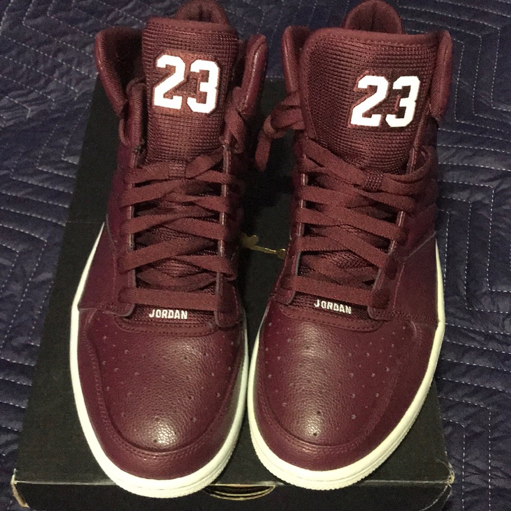 🏀NEW! Jordan 1 Flight 4 - Night Maroon/Platinum